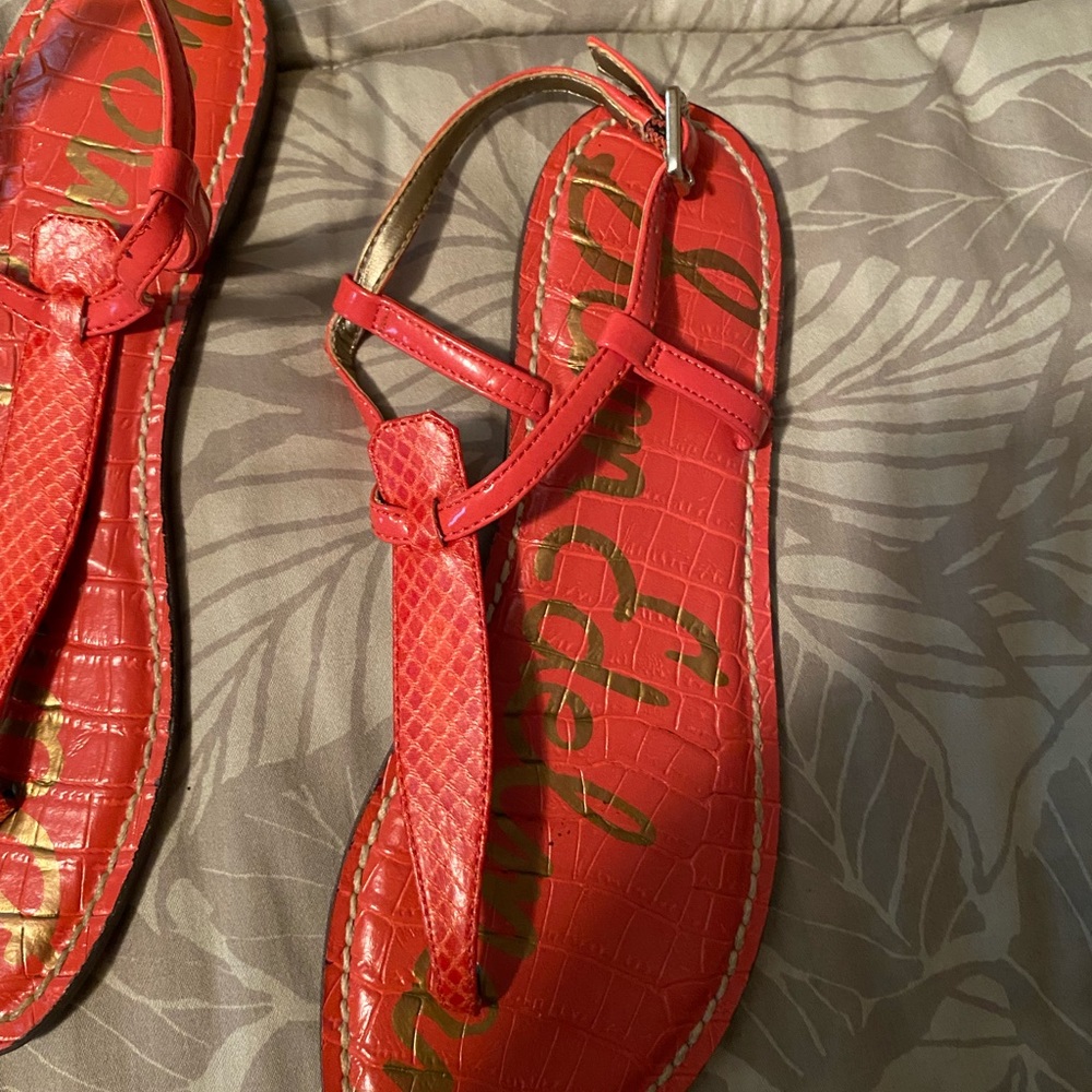 Sam Edelman Gigi orange Sandals - Picture 3 of 8